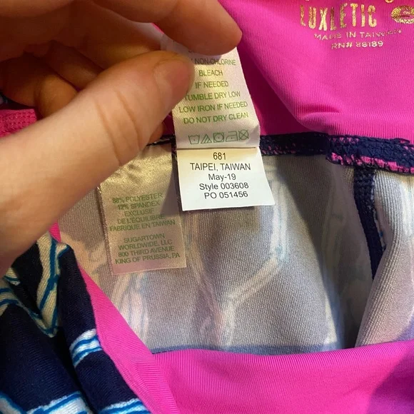 Lilly Pulitzer luxletic Lucky Bamboo leggings - Picture 4 of 4